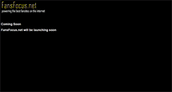 Desktop Screenshot of fansfocus.net